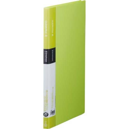King Jim Clear File Simplicity Clear File 20P Yellow-Green A4 Vertical Type 136SP Kimi