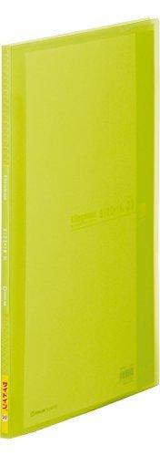 King Jim Clear File Simple Side-In 20P Yellow-Green A4S 187TSP Kimi