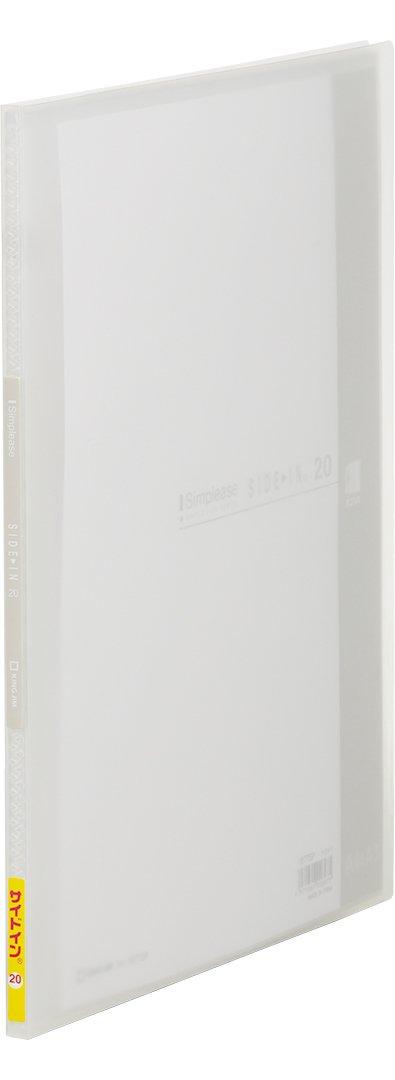 King Jim Clear File Side-In Simplez 20P Transparent A4 187TSP