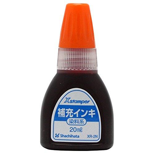 Shachihata X-Stamp Refill Ink, Dye-Based, XR-2N, 20ml, Vermilion