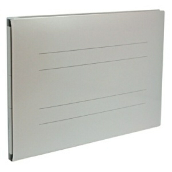 Sekisei File Expandable File PP-Laminated Cover 2-Hole A4 Landscape Gray AE-51FP-62