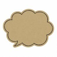 Sasagawa Store Supplies Taka Brand Handwritten POP Cards Speech Bubble Style Kraft Paper 10 Sheets 16-1759