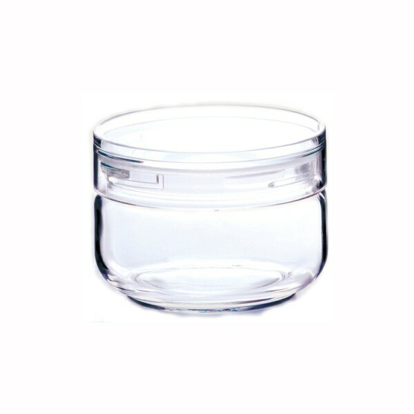 Seisho Ceramite Storage Container Glass Canister 350ml Charm Clear S2 Made in Japan 221169