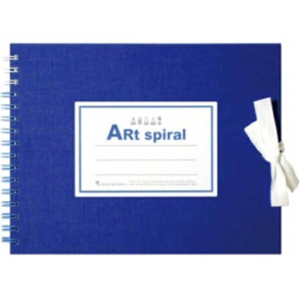 Maruman Sketchbook F0 Art Spiral Drawing Paper Heavyweight Blue 24 Sheets S310-02