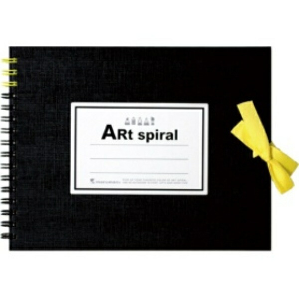 Maruman Sketchbook F0 Art Spiral Drawing Paper Heavyweight Black 24 Sheets S310-05