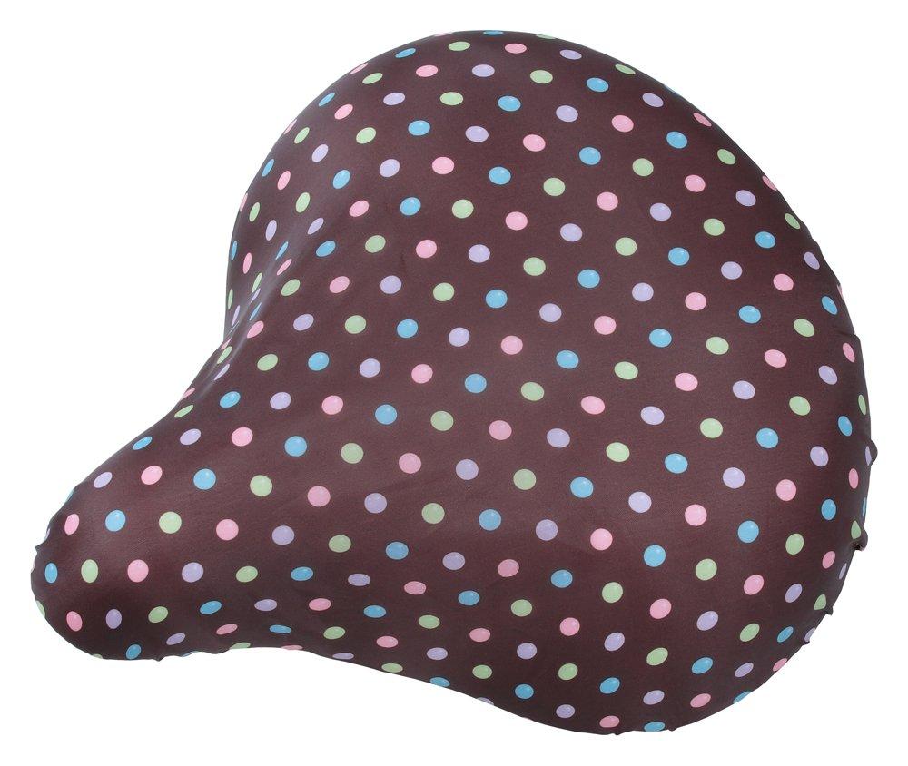 Kawasumi Seisakusyo Bicycle Saddle Cover Modern Art K-DB3 Dot Brown