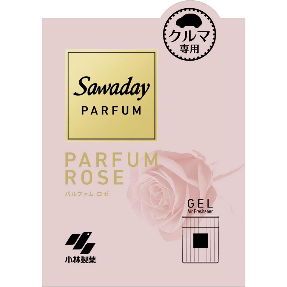 Sawadee Car Perfume Rose Deodorizing Air Freshener Gel Type Car Deodorizer Deodorizer Air Freshener 110g