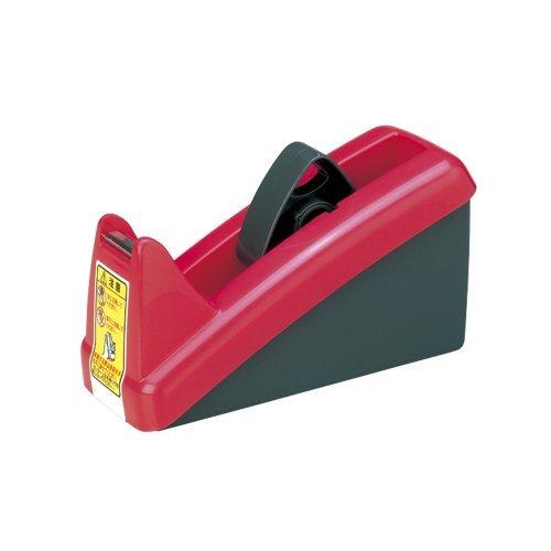 Nichiban Tape Cutter for Small and Large Rolls, Red TC-C1