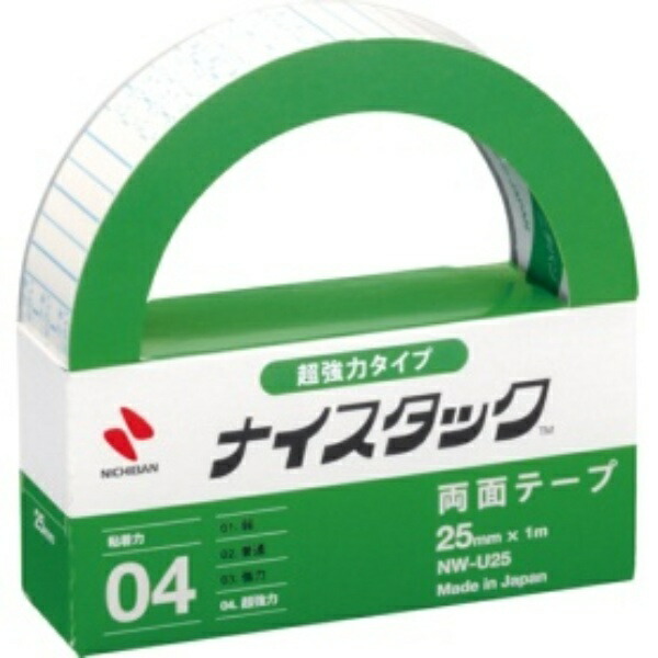 Nichiban Double-Sided Tape Nice Tack (Extra Strong) 25mm x 1m NW-U25
