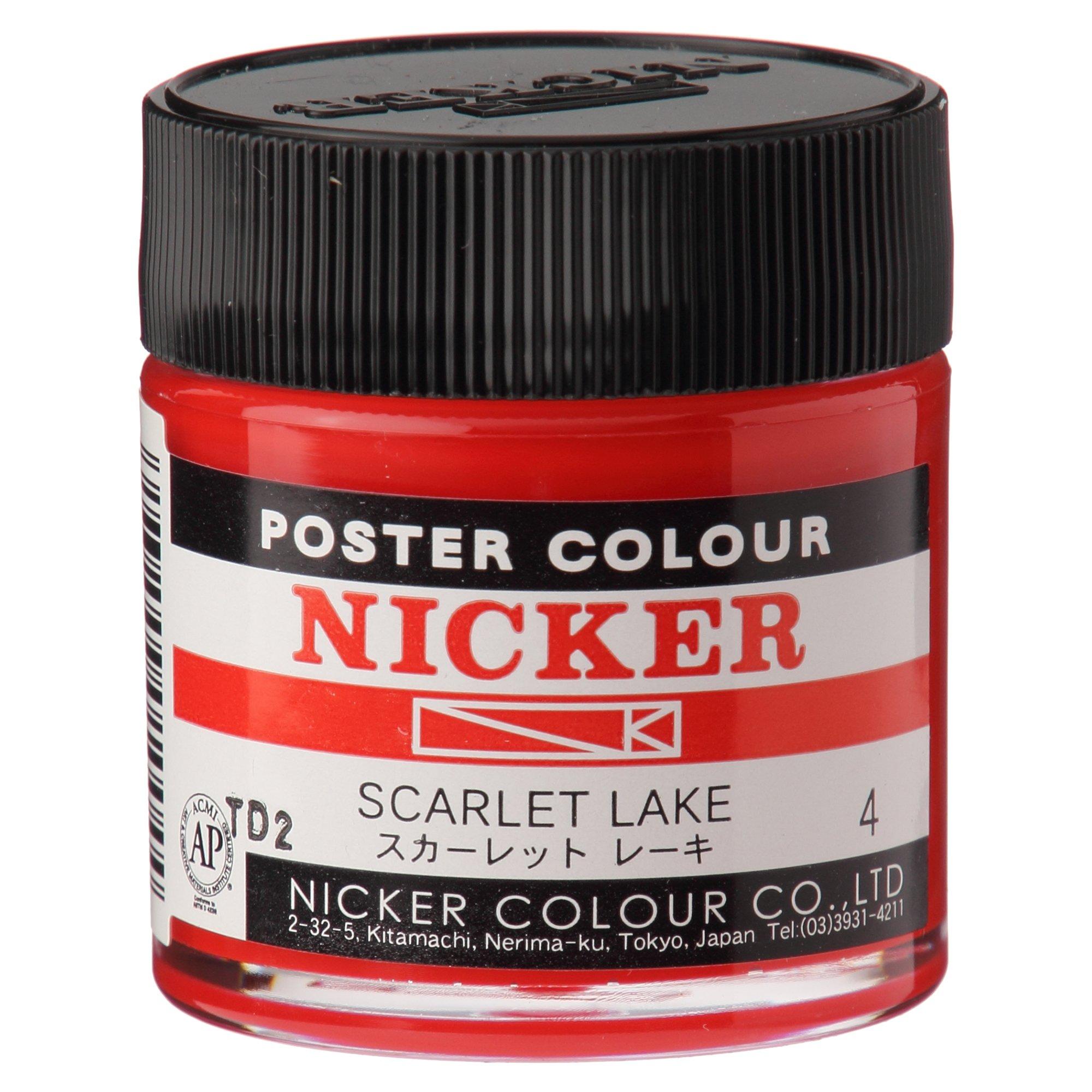 Nicker Paints Poster Colors Standard Colors Single Color 40mL  64 Colors Total