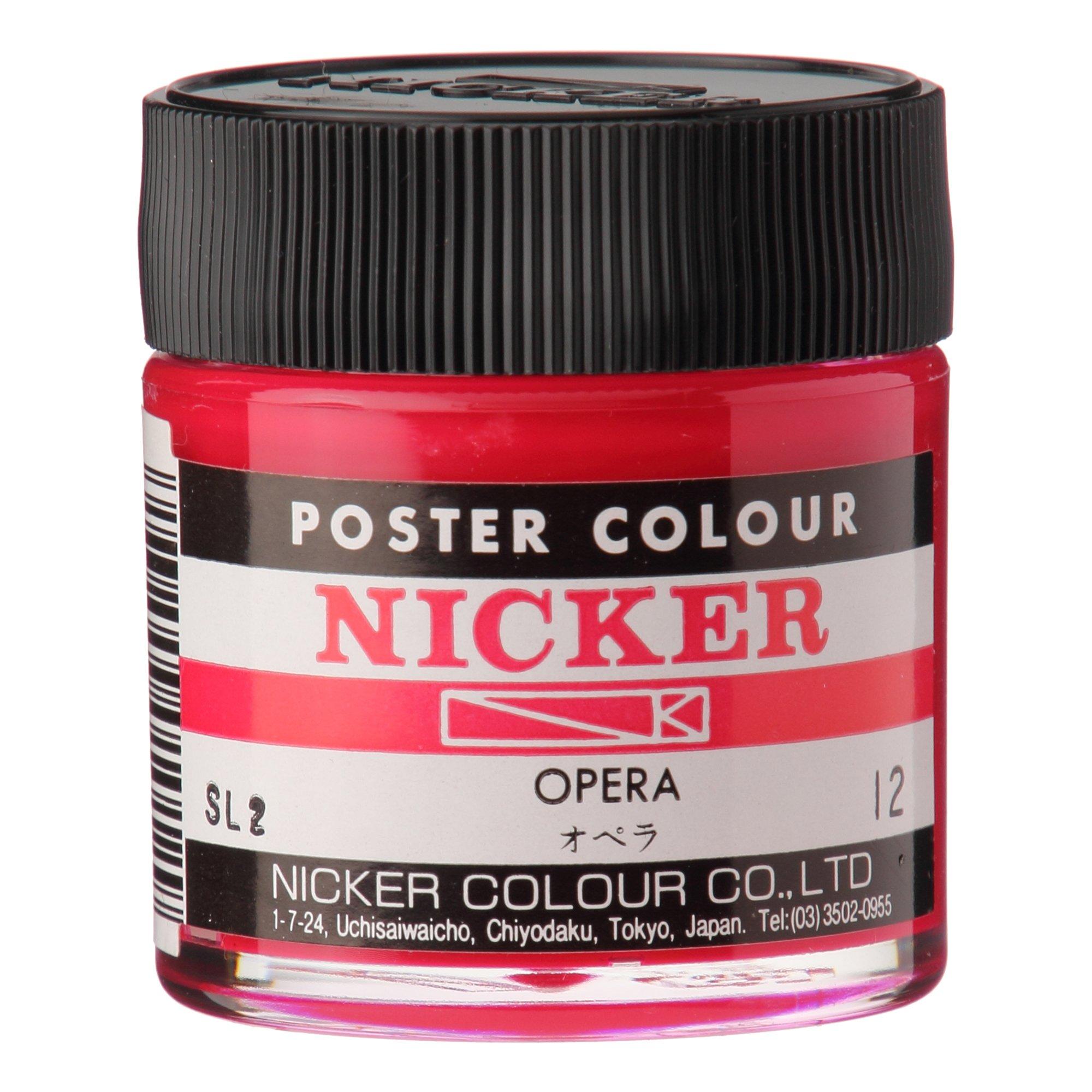 Nicker Paints Poster Colors Standard Colors Single Color 40mL  64 Colors Total