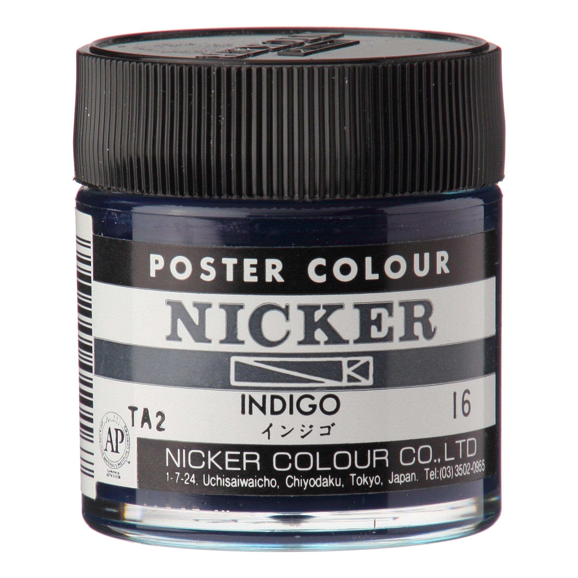 Nicker Paints Poster Colors Standard Colors Single Color 40mL  64 Colors Total