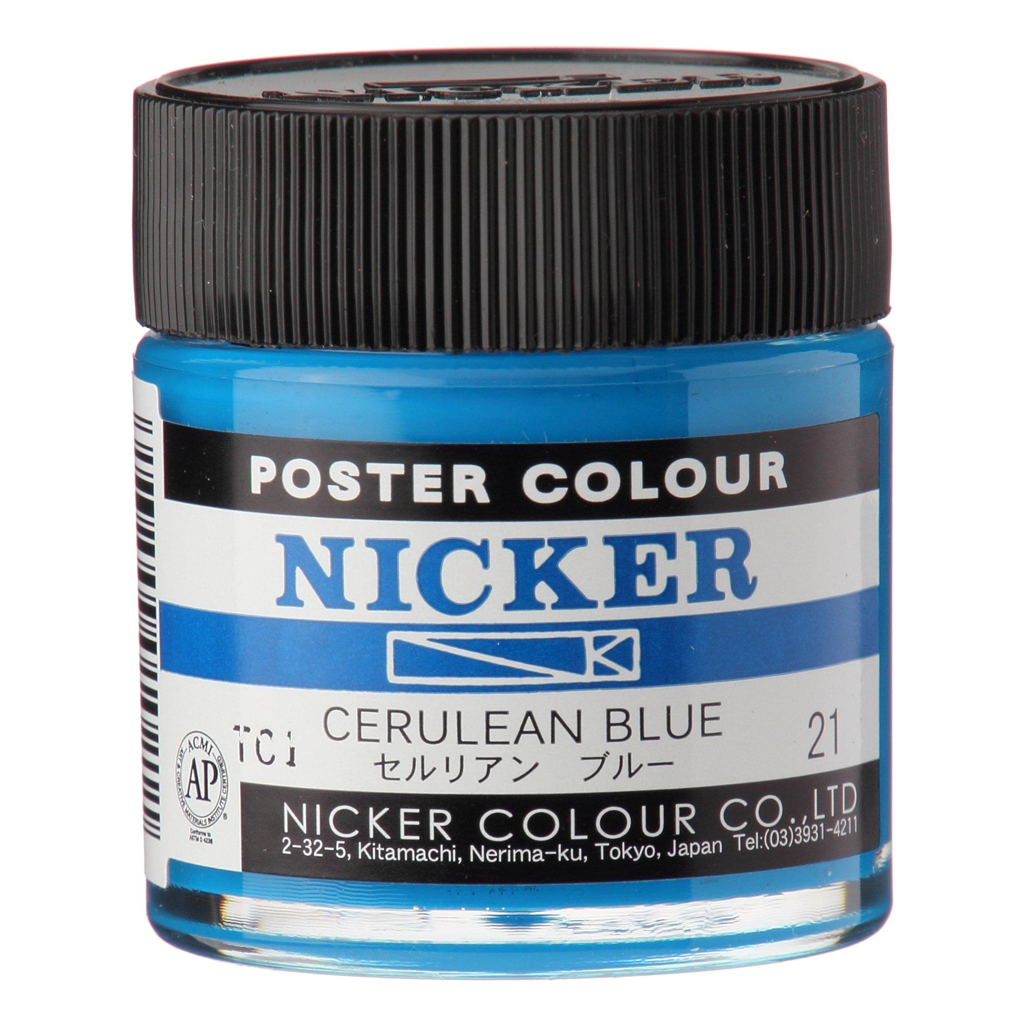 Nicker Paints Poster Colors Standard Colors Single Color 40mL  64 Colors Total