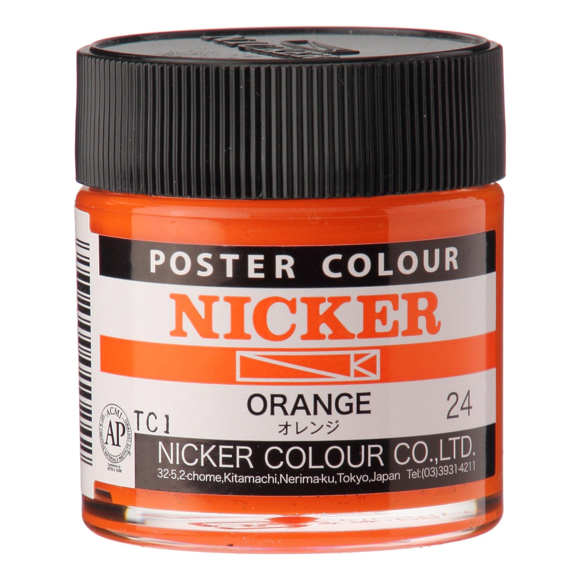 Nicker Paints Poster Colors Standard Colors Single Color 40mL  64 Colors Total