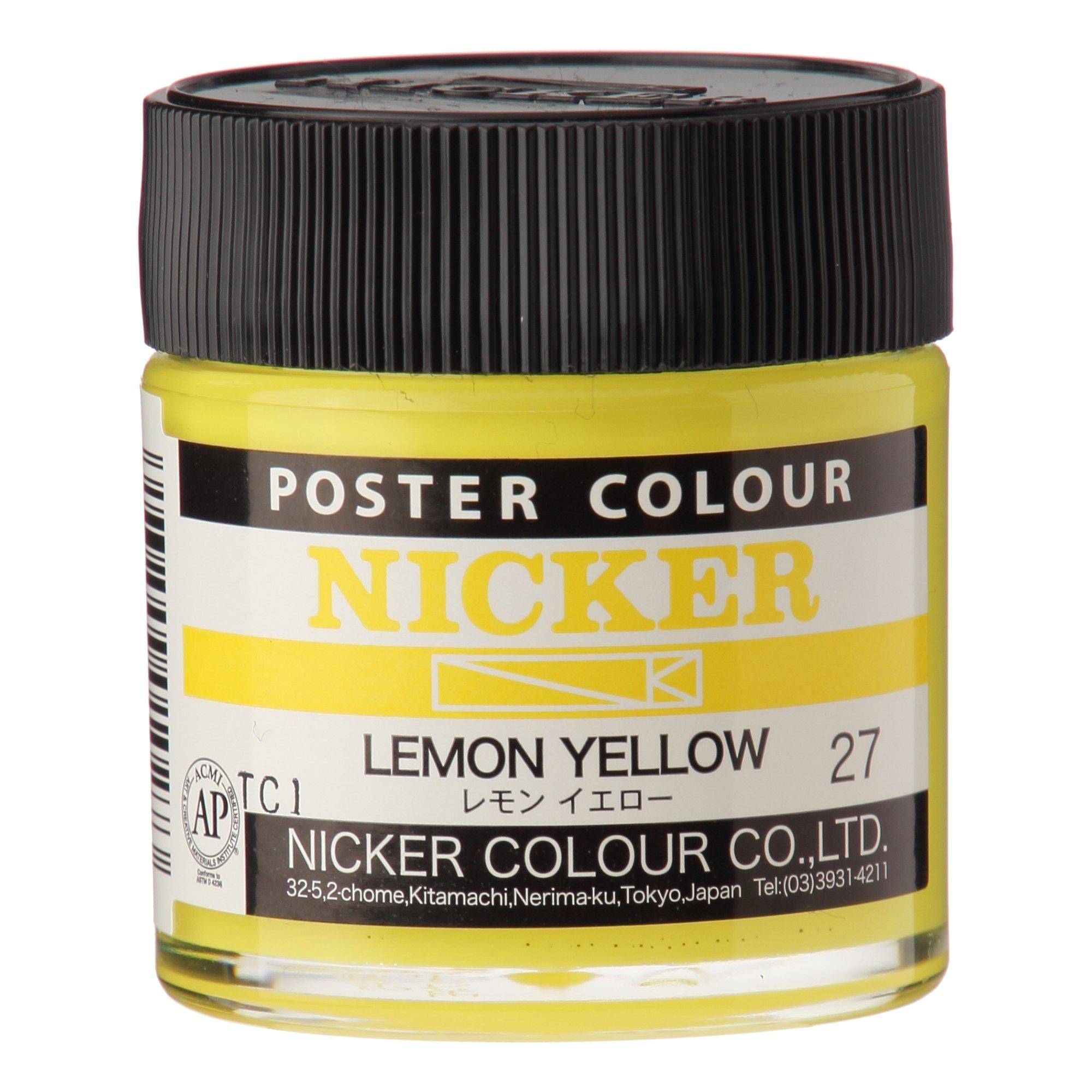 Nicker Paints Poster Colors Standard Colors Single Color 40mL  64 Colors Total