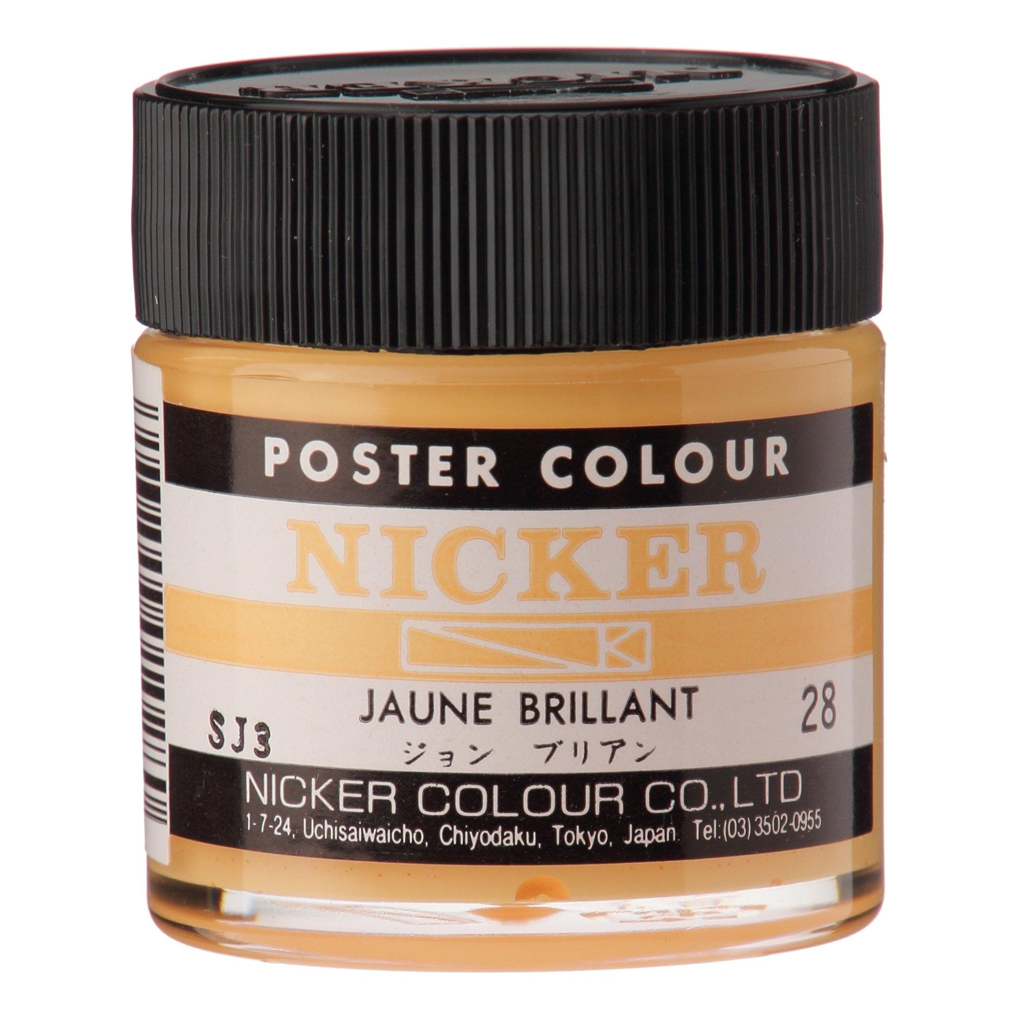 Nicker Paints Poster Colors Standard Colors Single Color 40mL  64 Colors Total
