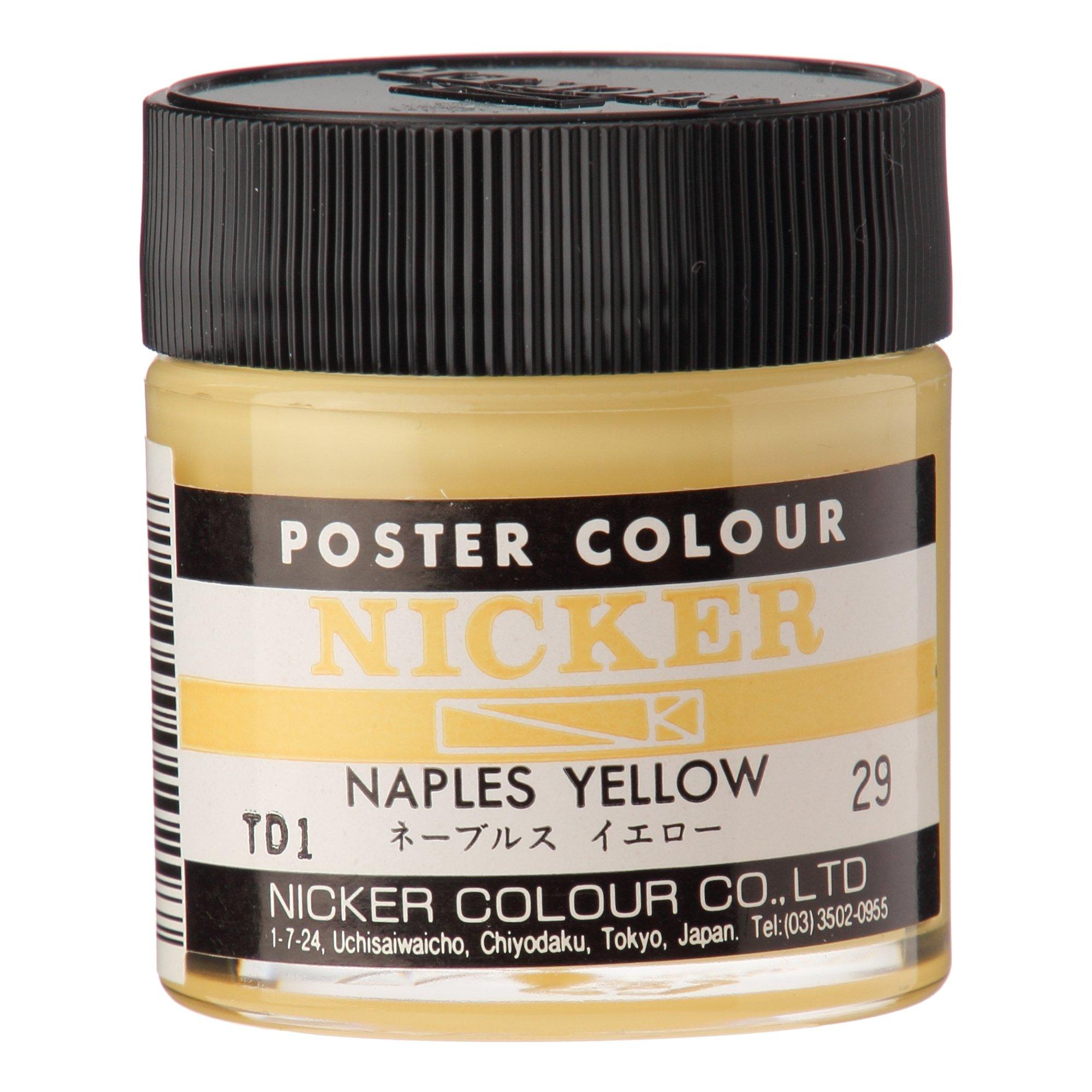 Nicker Paints Poster Colors Standard Colors Single Color 40mL  64 Colors Total