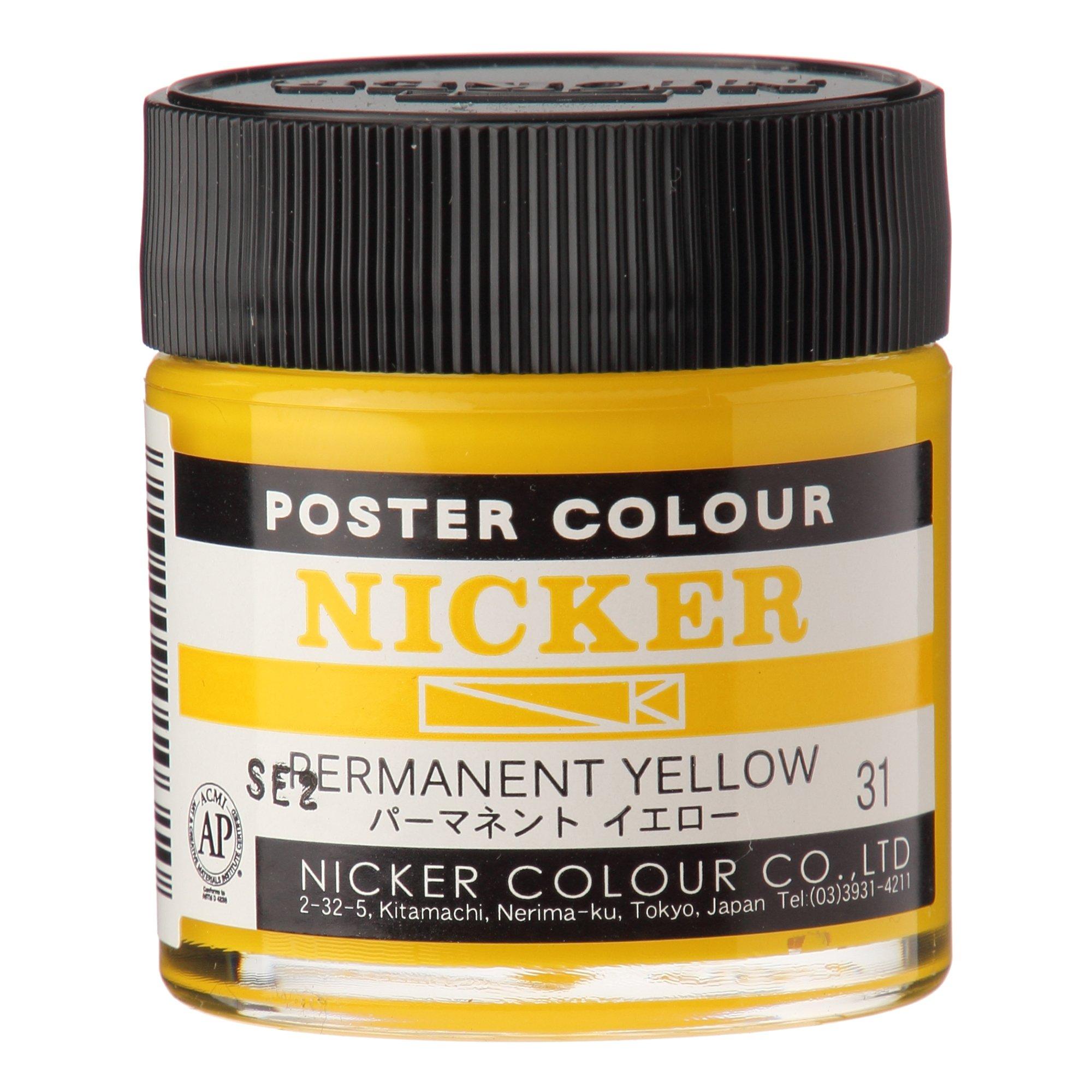 Nicker Paints Poster Colors Standard Colors Single Color 40mL  64 Colors Total