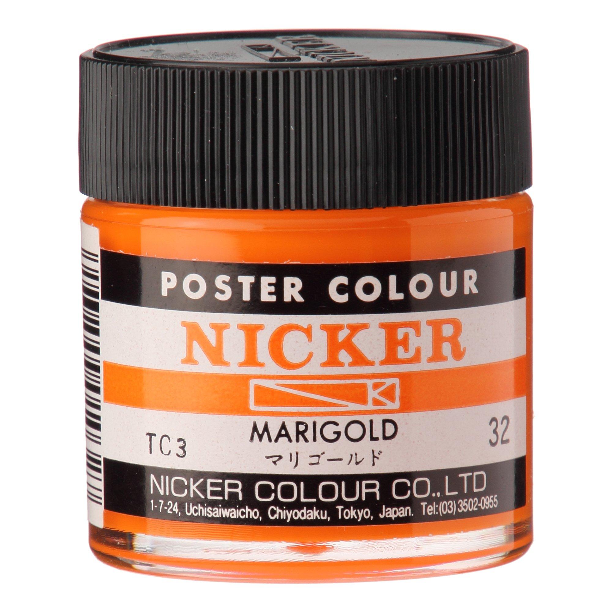 Nicker Paints Poster Colors Standard Colors Single Color 40mL  64 Colors Total