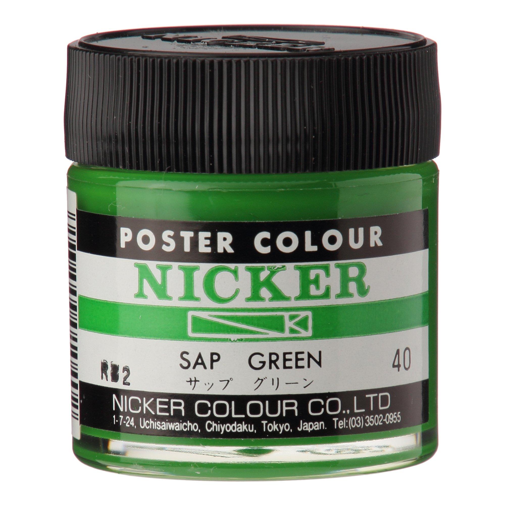 Nicker Paints Poster Colors Standard Colors Single Color 40mL  64 Colors Total