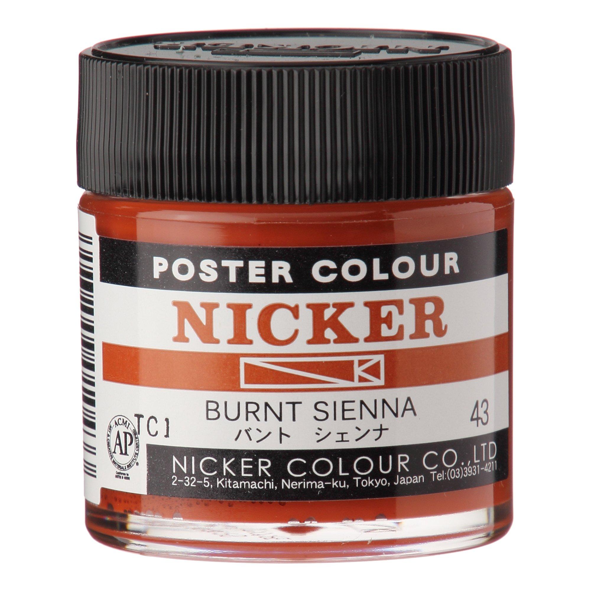 Nicker Paints Poster Colors Standard Colors Single Color 40mL  64 Colors Total