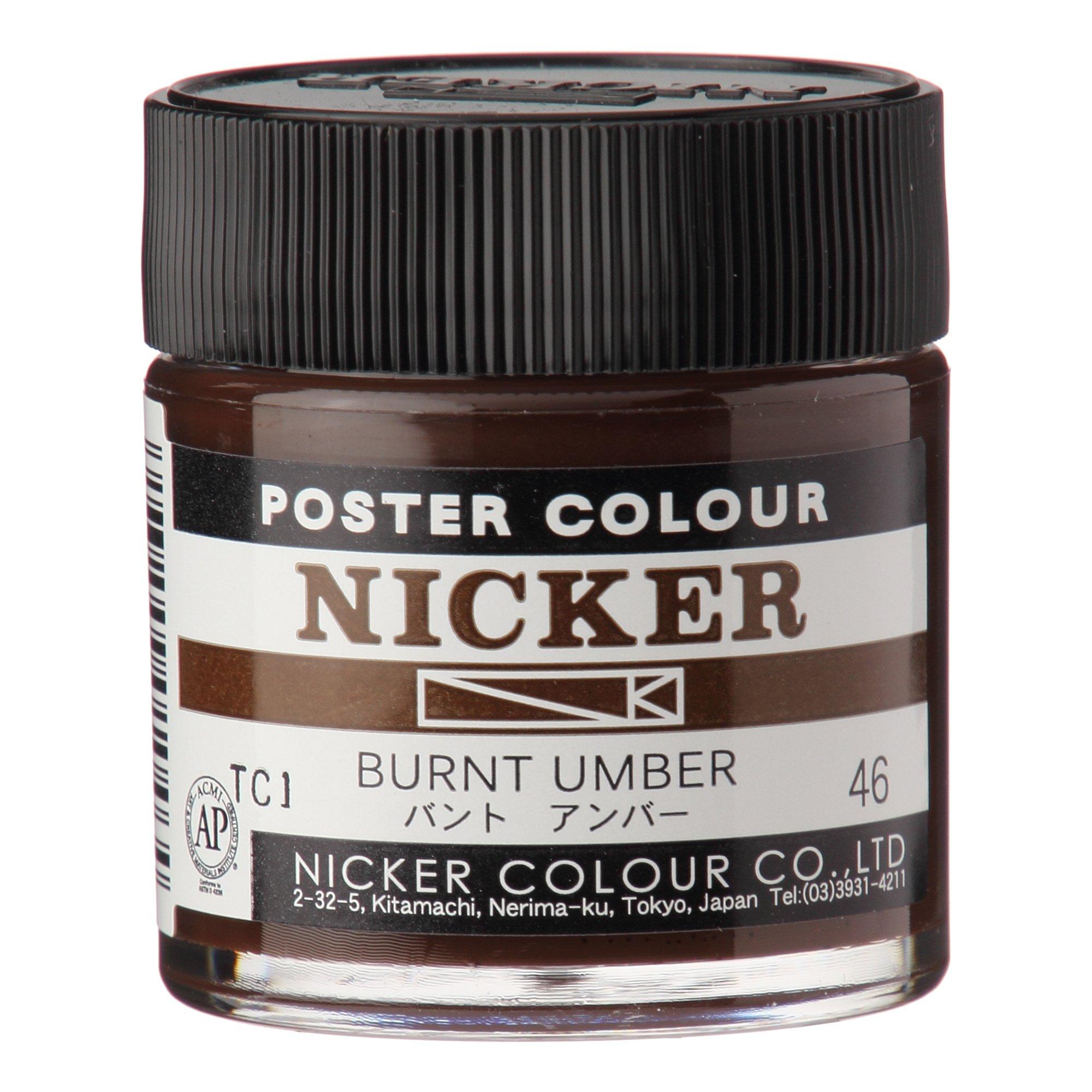 Nicker Paints Poster Colors Standard Colors Single Color 40mL  64 Colors Total