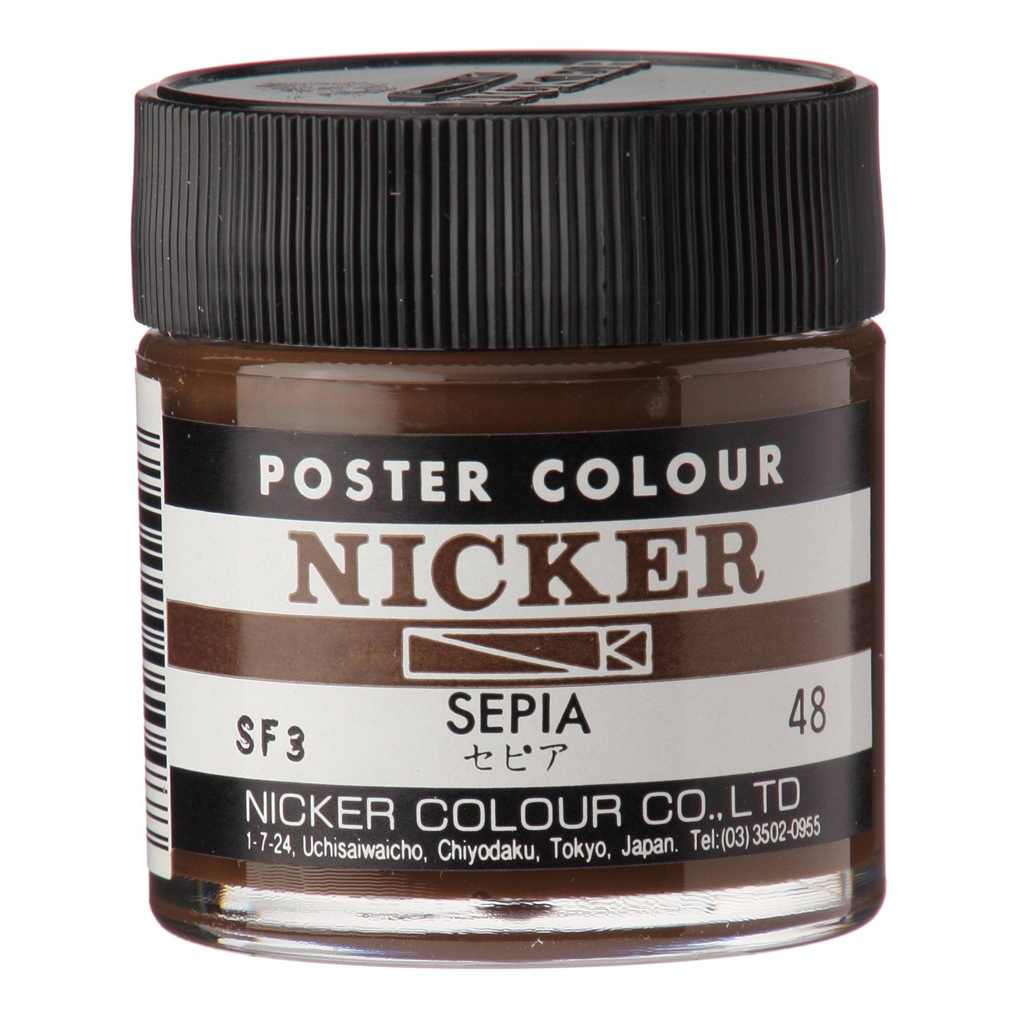 Nicker Paints Poster Colors Standard Colors Single Color 40mL  64 Colors Total
