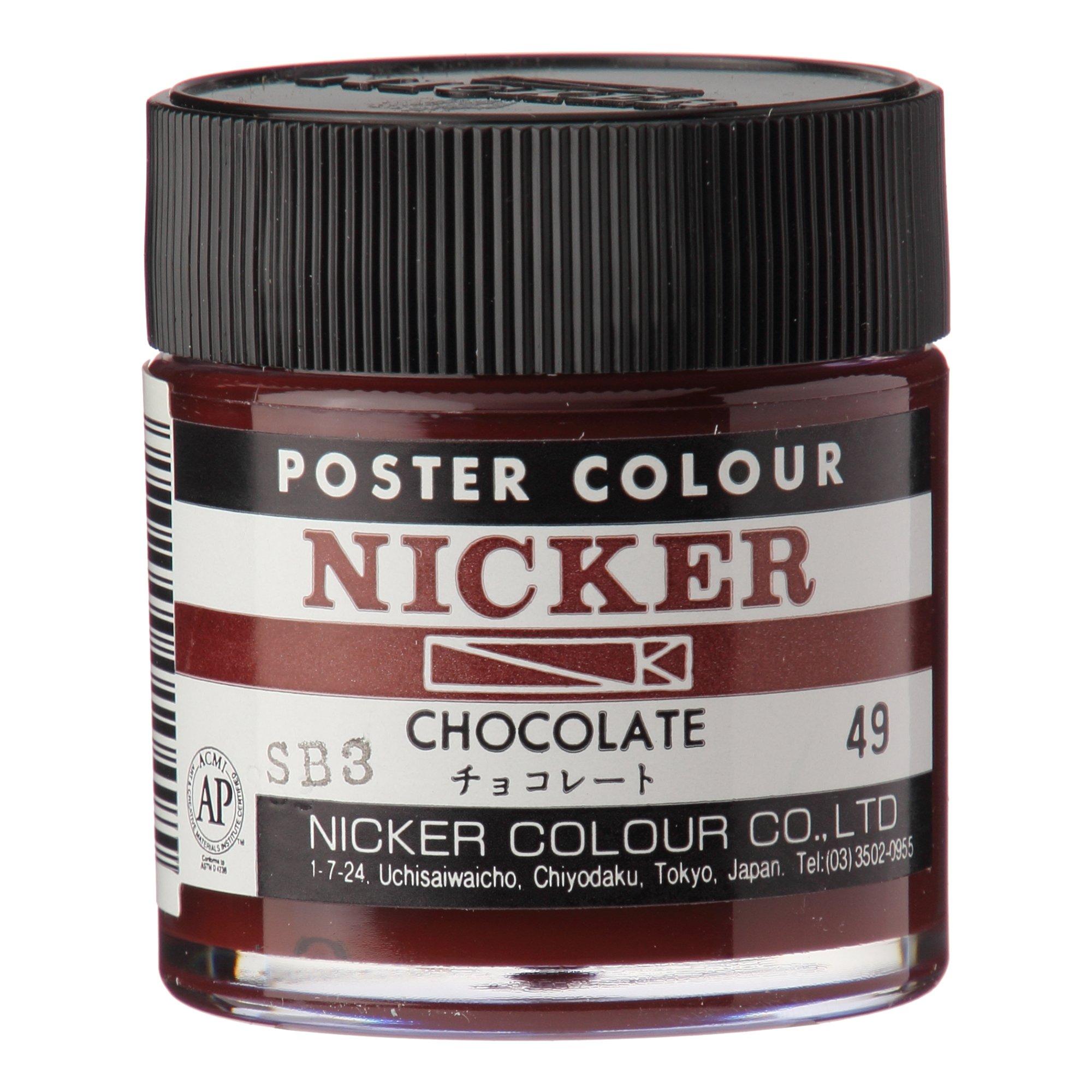 Nicker Paints Poster Colors Standard Colors Single Color 40mL  64 Colors Total