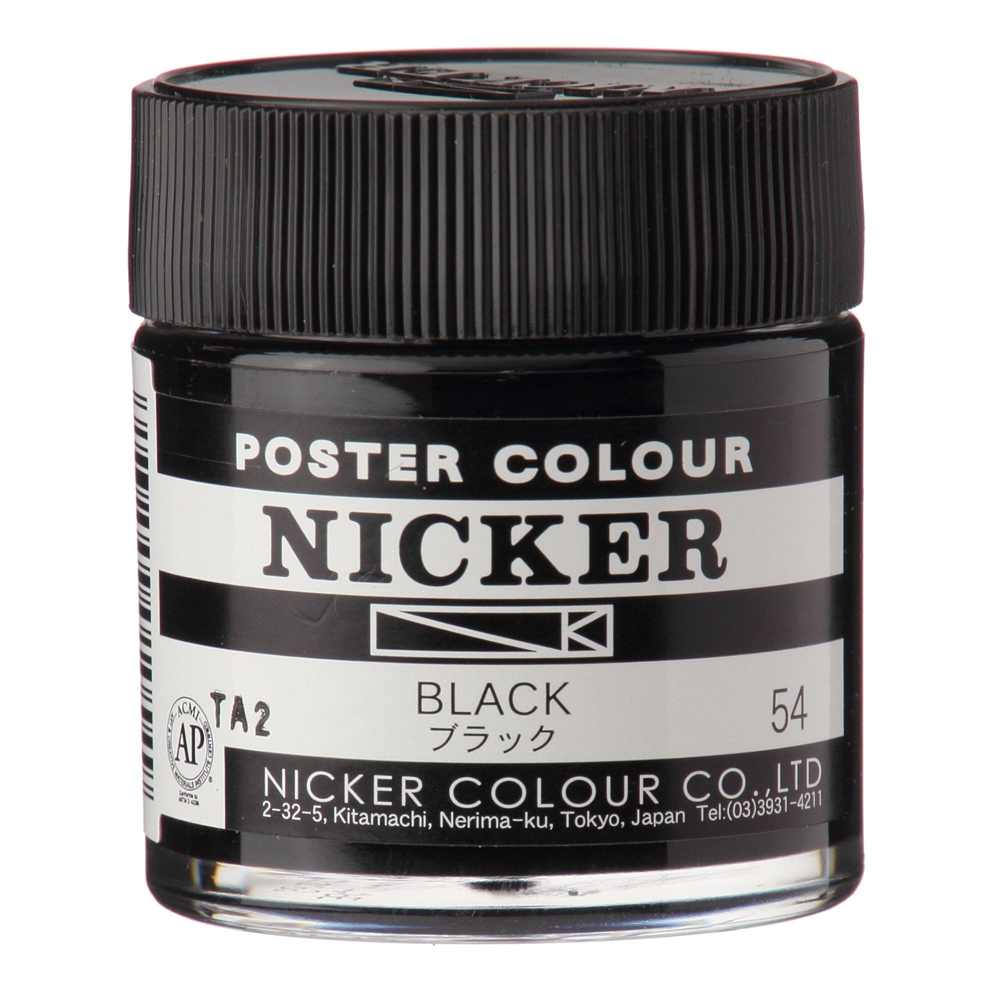 Nicker Paints Poster Colors Standard Colors Single Color 40mL  64 Colors Total