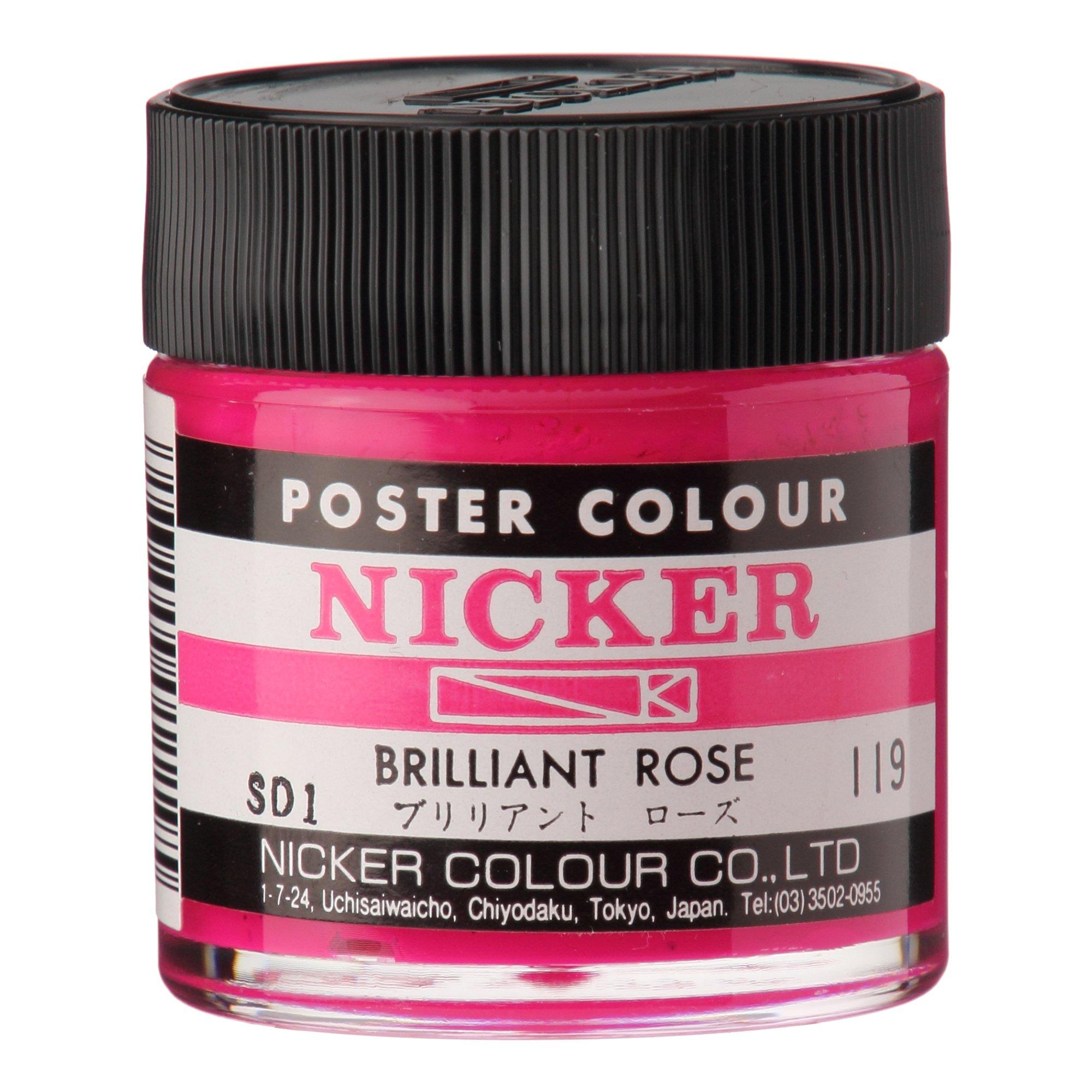 Nicker Paints Poster Colors Standard Colors Single Color 40mL  64 Colors Total