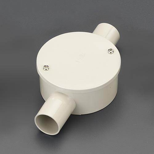 φ16mm Exposed Box (for VE Pipes / 2-Way) Beige