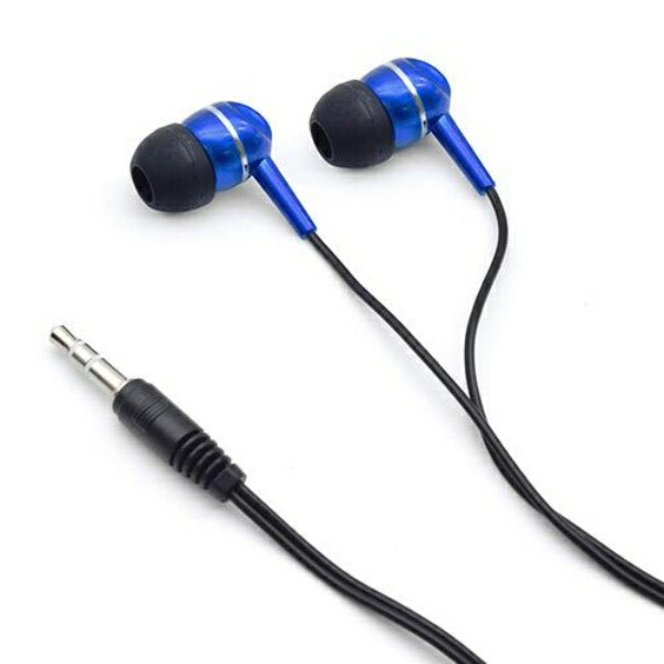 Japan Trust Technology Sealed Canal-Type Stereo Earphones Bass-Focused Type JSC-050 (Blue)