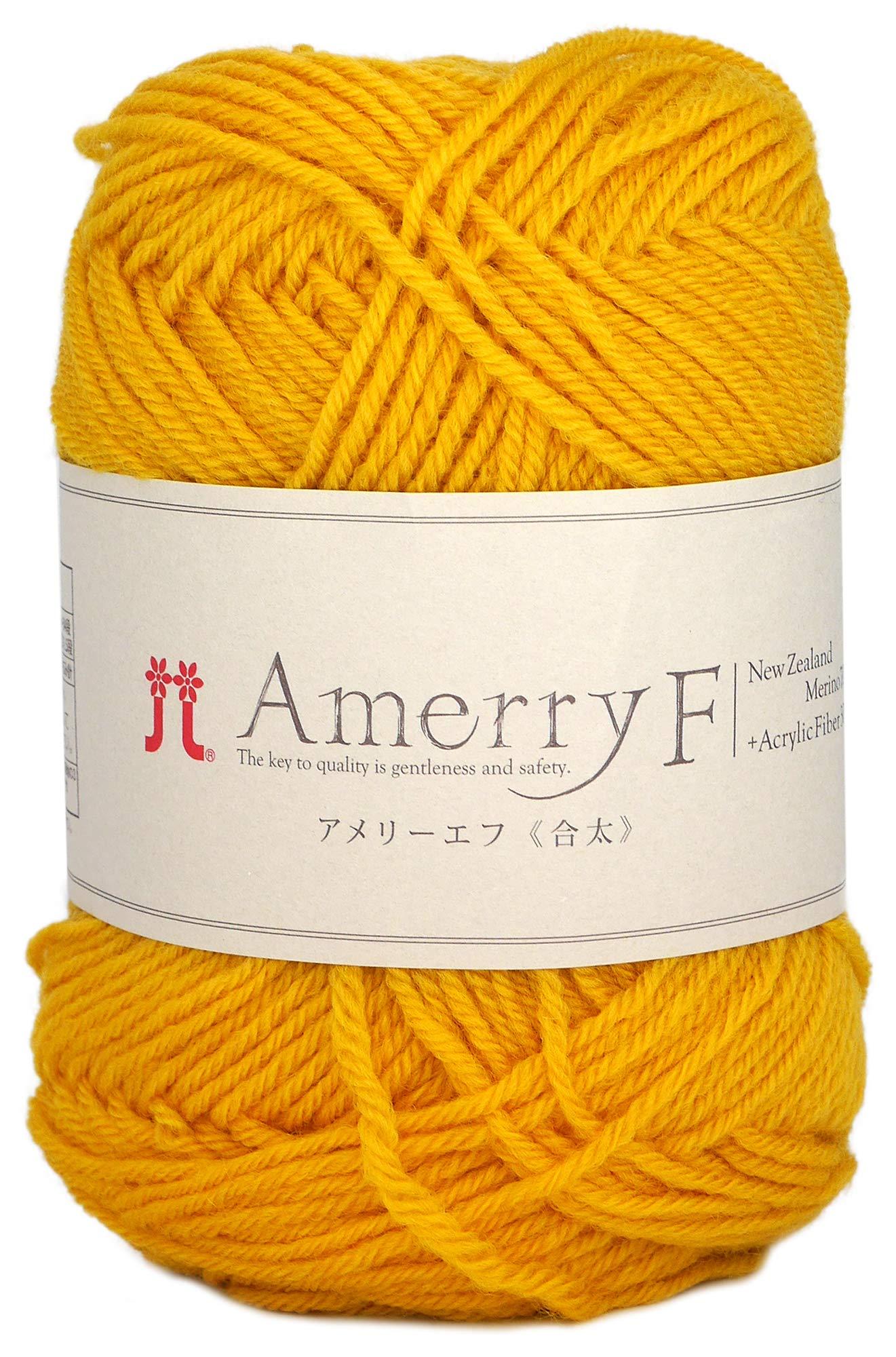 Hamana Wool Amelie F Medium Weight col.503 Yellow Family 30g Approx. 130m 2458