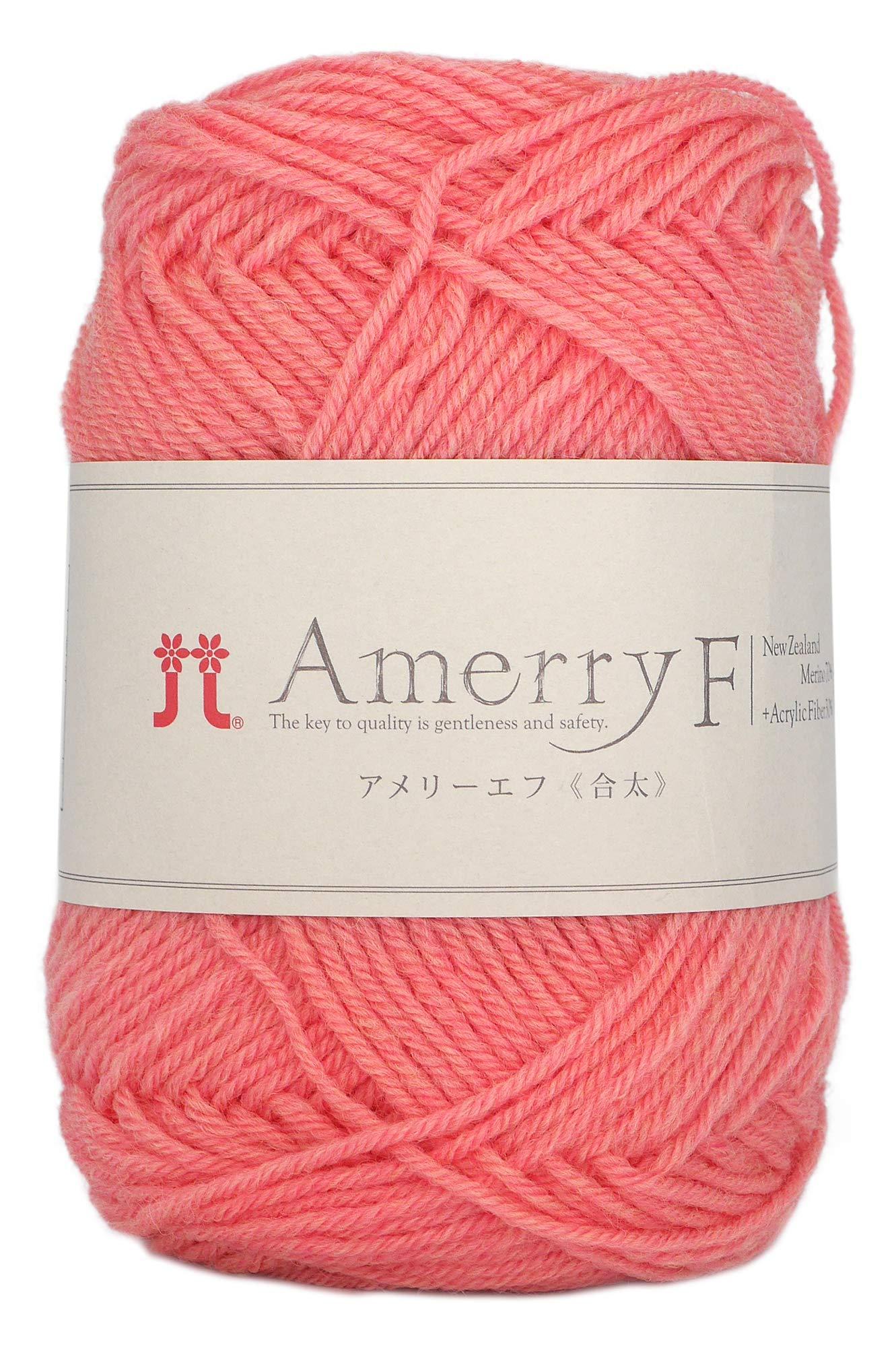 Hamana Wool Amelie F Medium Weight col.505 Pink Family 30g Approx. 130m 2458