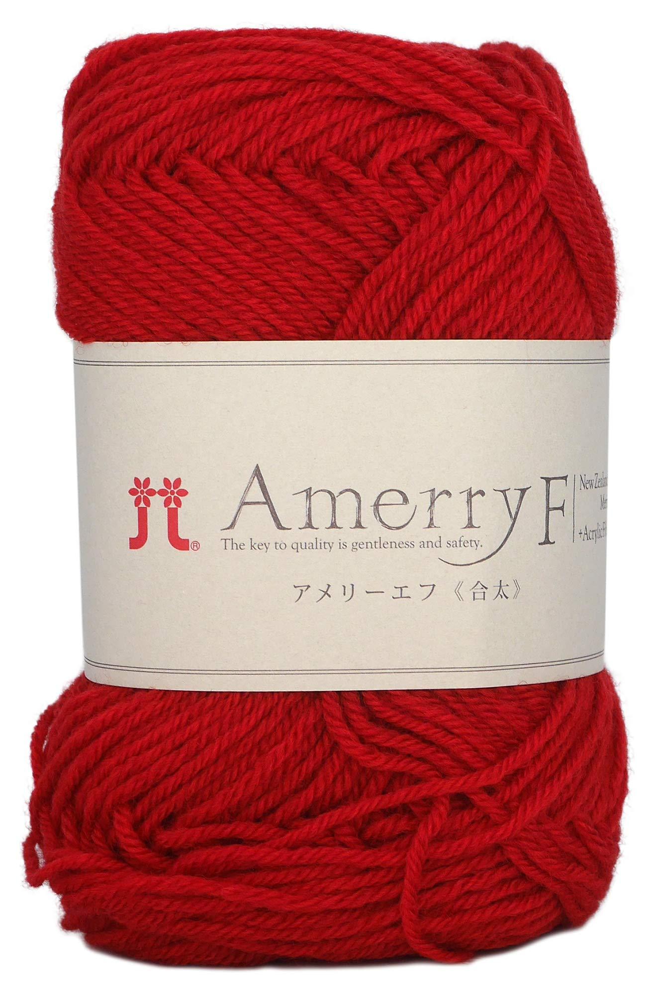 Hamana Wool Amelie F Medium Weight col.508 Red Family 30g Approx. 130m 2458