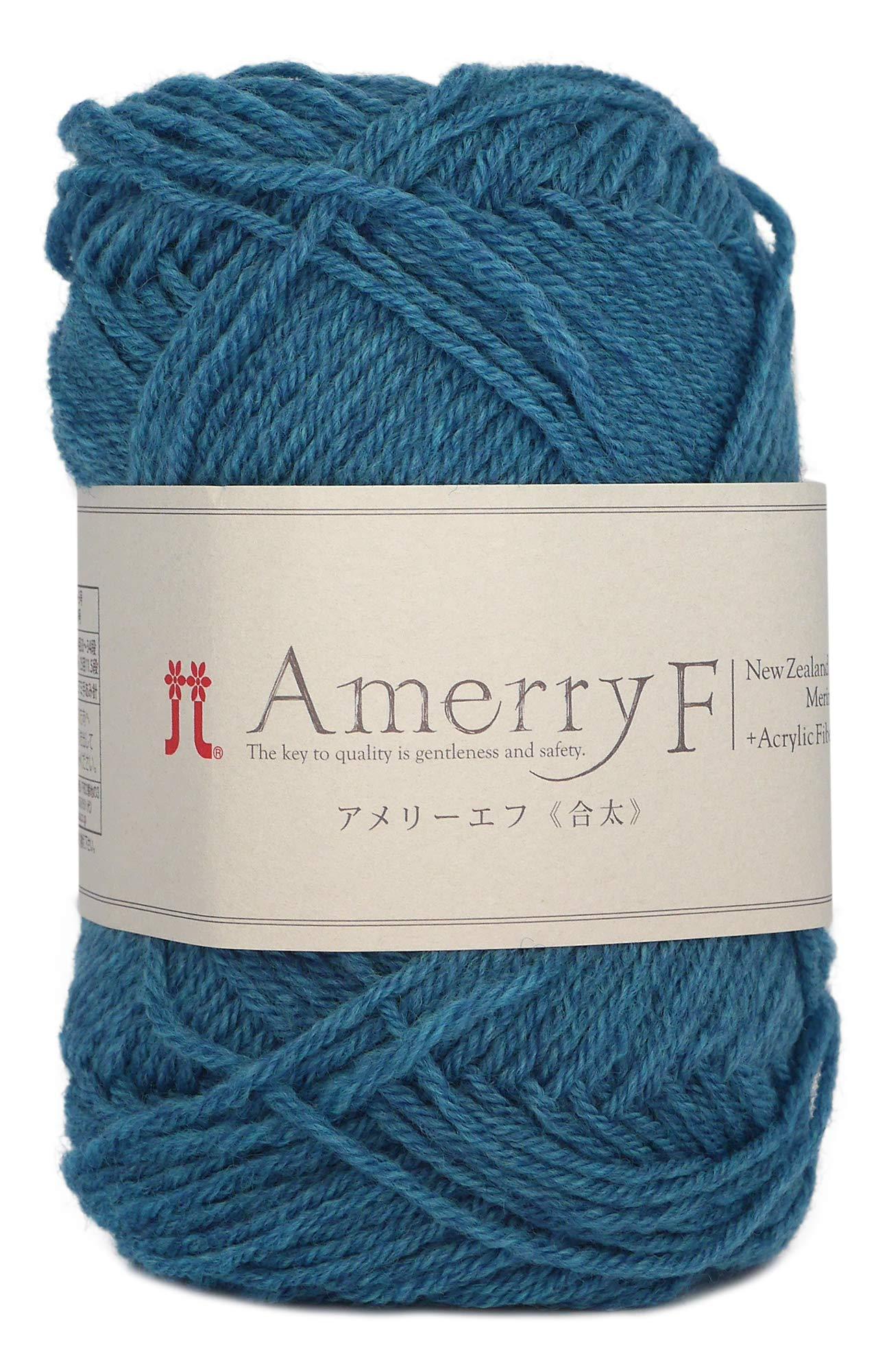 Hamana Wool Amelie F Medium Weight col.515 Green Family 30g approx. 130m 2458