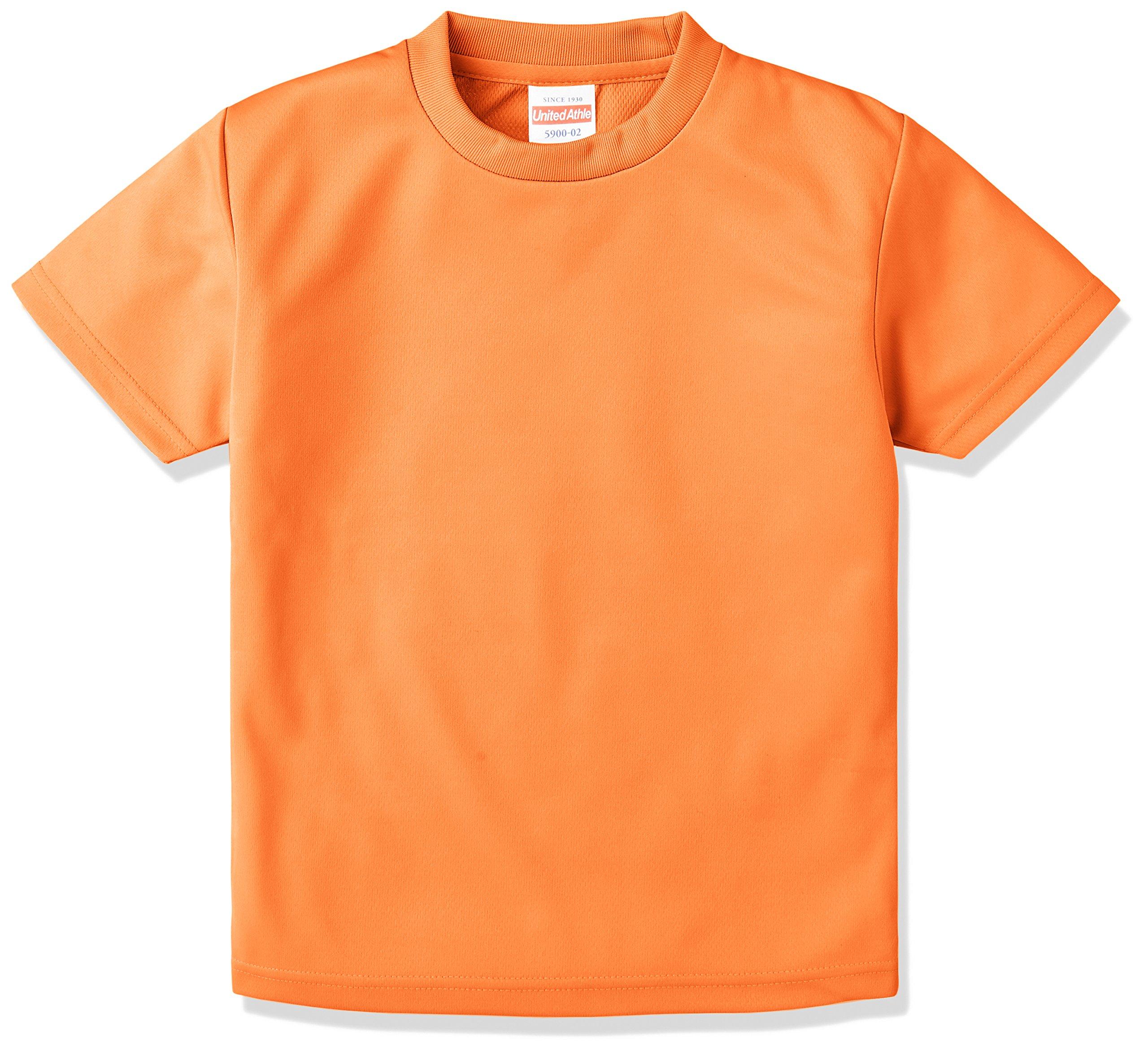 [United Athle] 4.1 oz Dry Athletic T-Shirt 590002 [Kids] 064 Orange 160