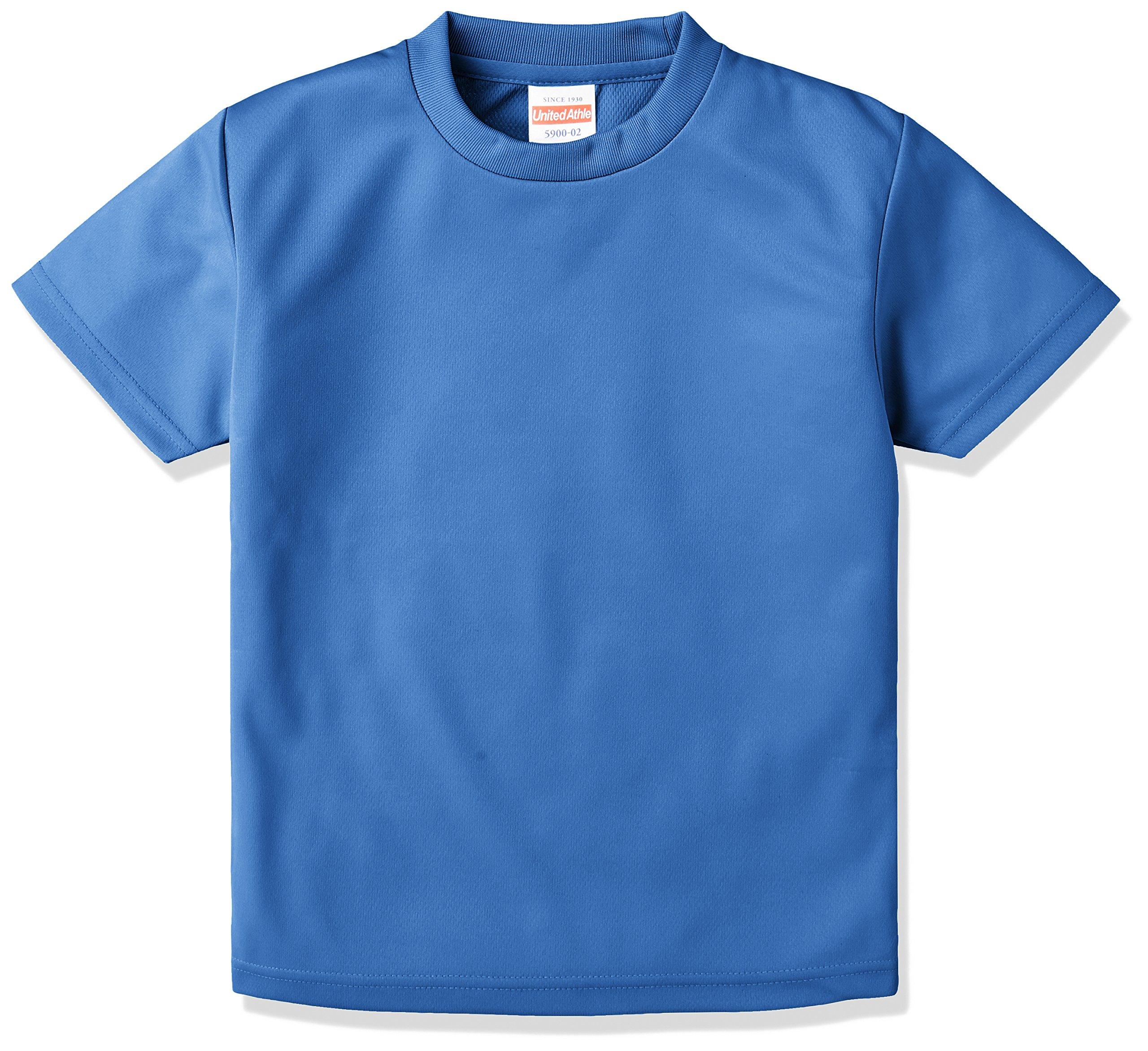 [United Athle] 4.1 oz Dry Athletic T-Shirt 590002 [Kids] 084 Cobalt Blue 160