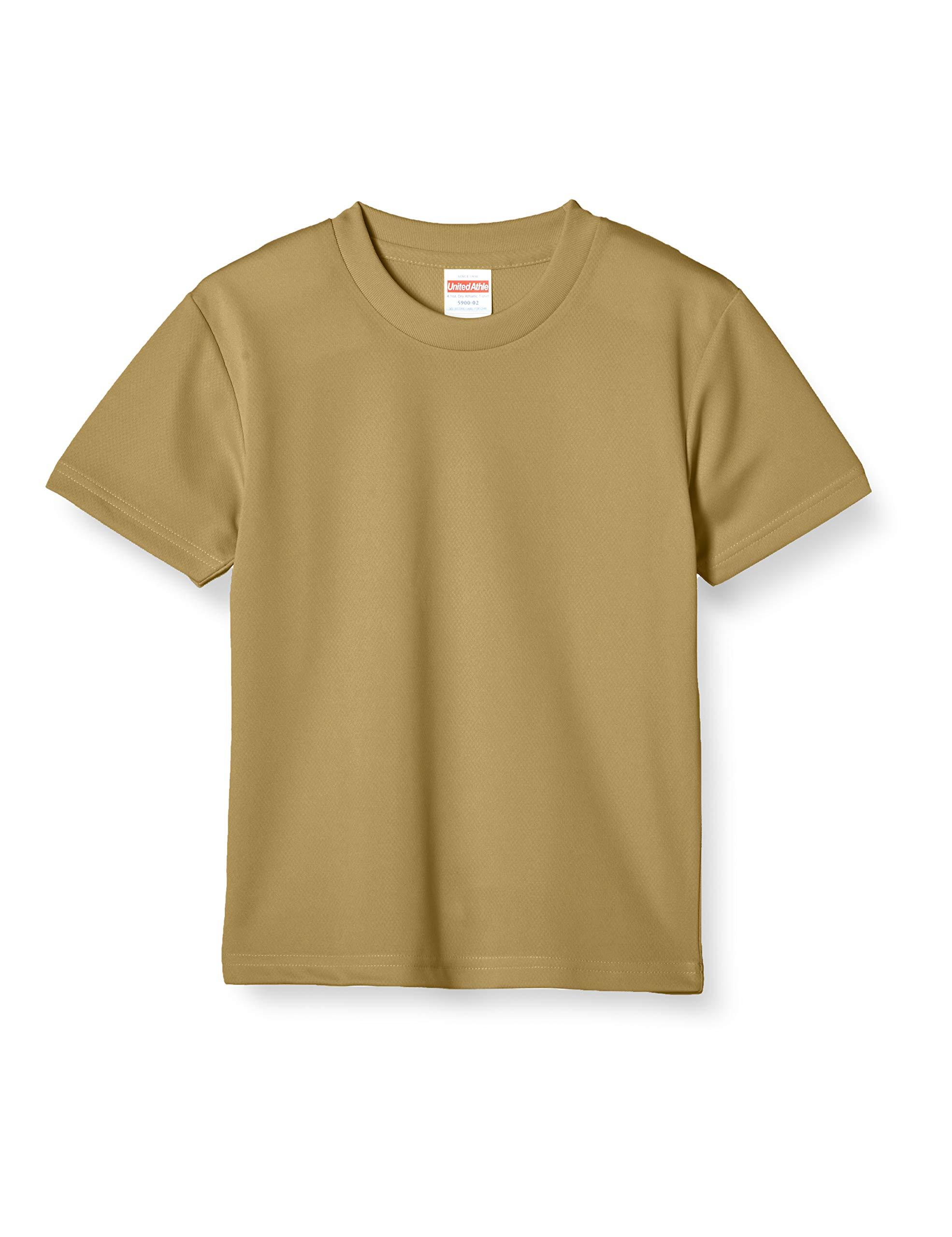 [United Athle] T-Shirt 4.1oz Dry Athletic T-Shirt Kids Olive Japan 130 (Equivalent to Japanese Size 130)