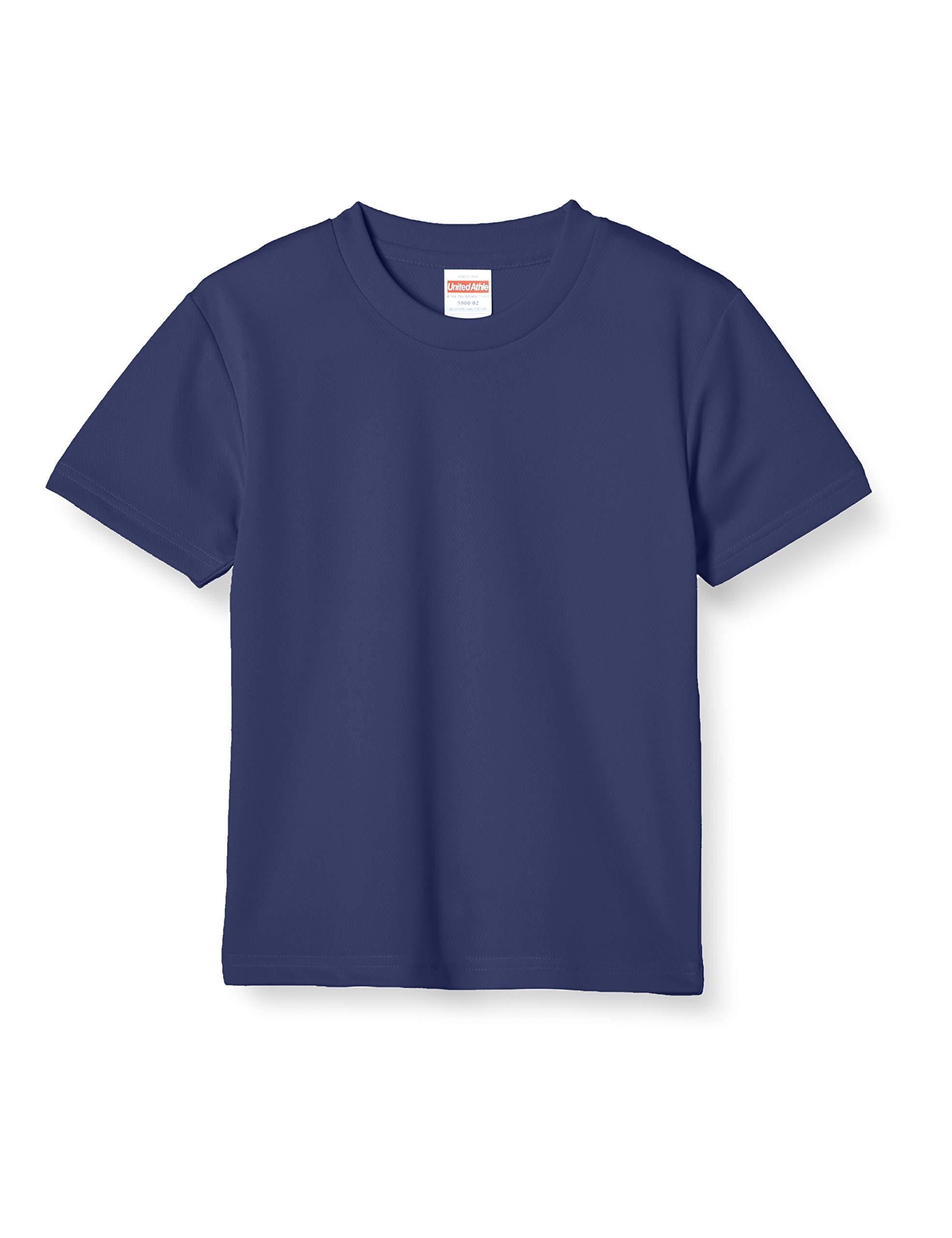 [United Athle] 4.1oz Dry Athletic T-Shirt Kids 590002 Indigo Japan 160 (Equivalent to Japanese size 160)