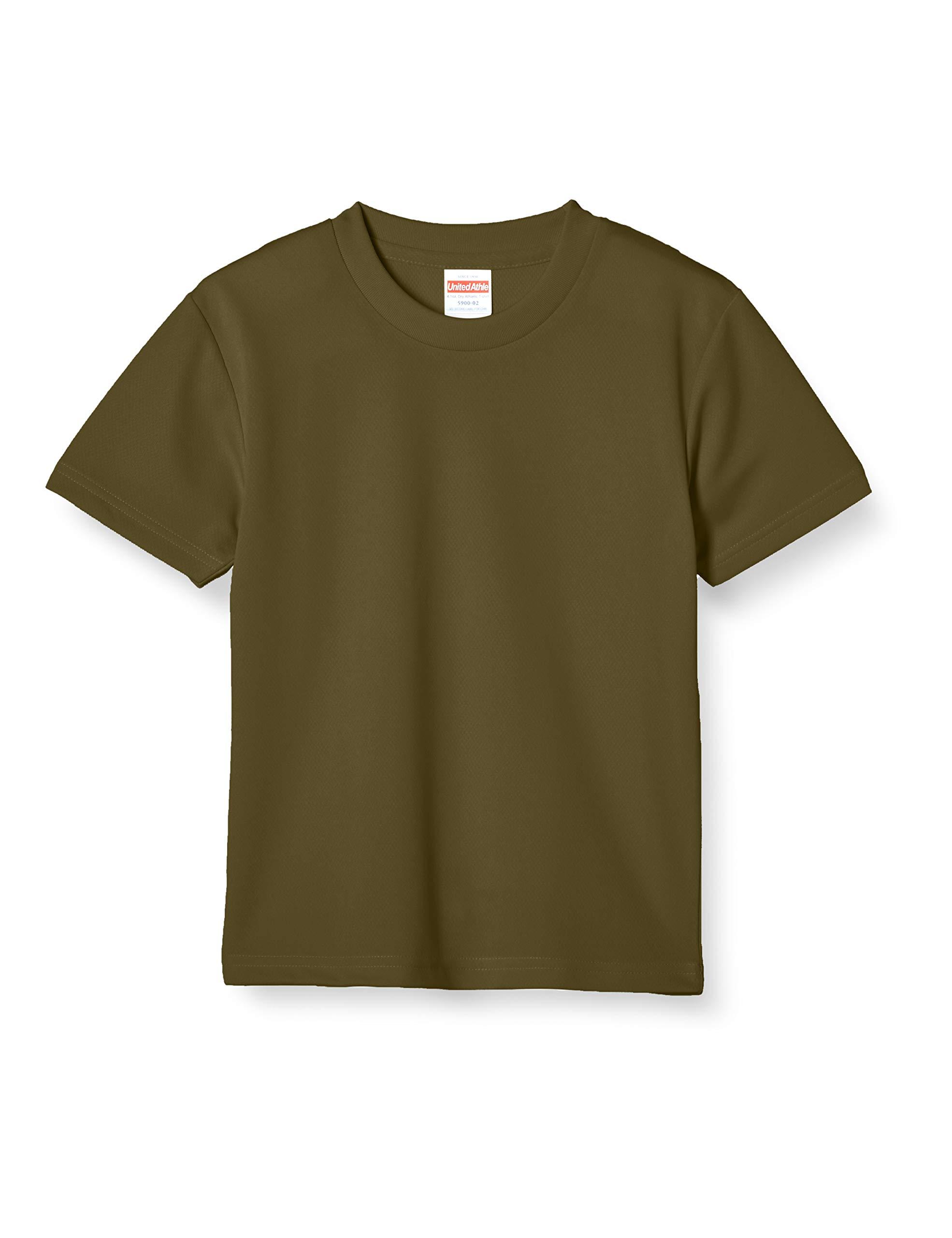 [United Athle] T-Shirt 4.1oz Dry Athletic T-Shirt Kids OD Japan Size 120 (Equivalent to Japanese Size 120)