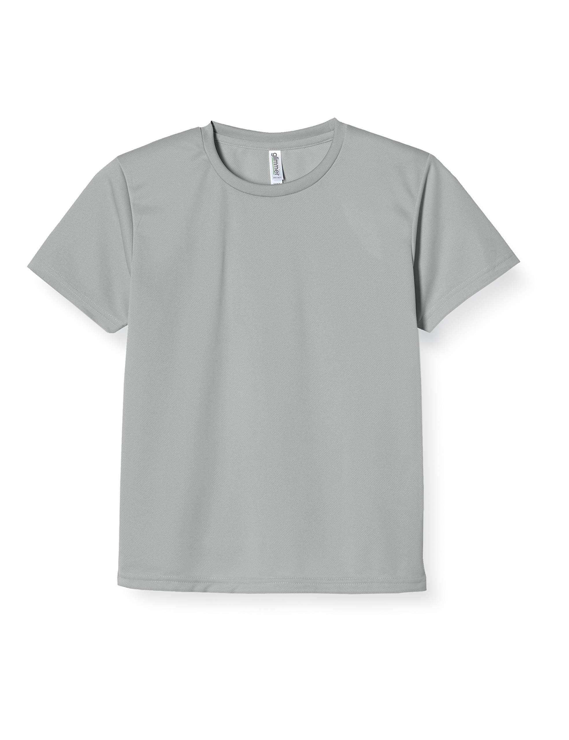 [Glimmer] Short Sleeve 4.4oz Dry T-Shirt (Crew Neck) 00300-ACT Gray L