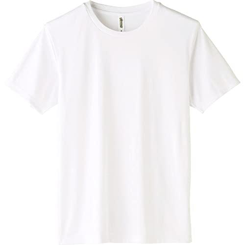 [Glimmer] Short Sleeve 3.5 oz Interlock Dry T-Shirt [Crew Neck] 00350-AIT Men's White M
