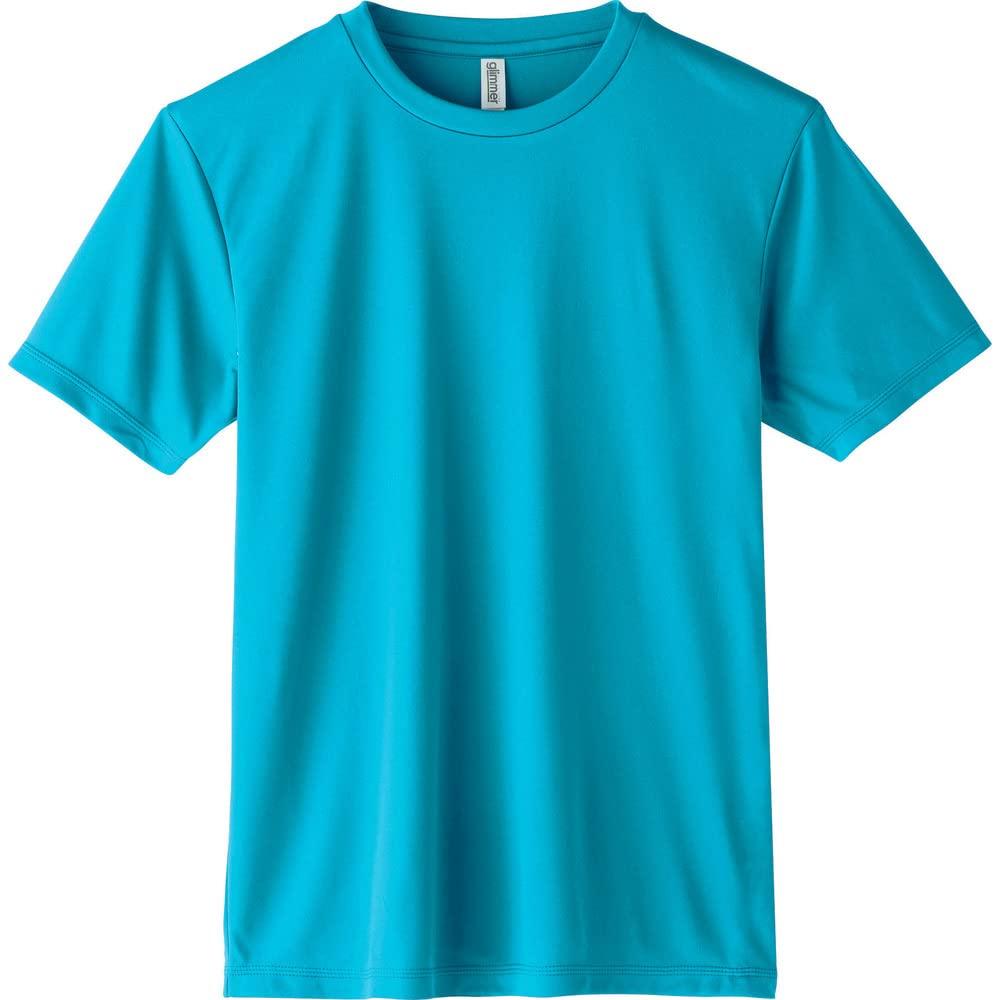 [Glimmer] Short Sleeve 3.5 oz Interlock Dry T-Shirt [Crew Neck] 00350-AIT Men's Turquoise S (Equivalent to Japanese Size S)
