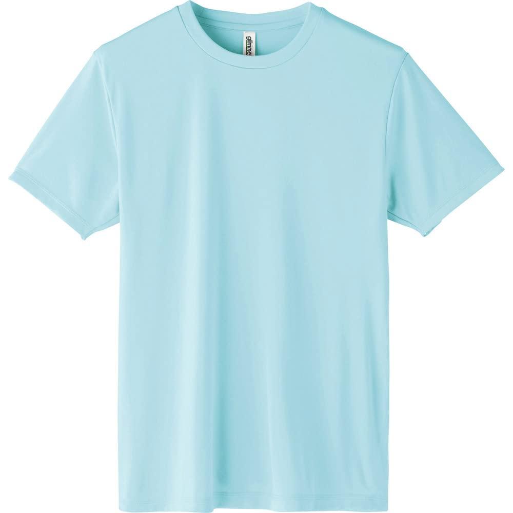 [Glimmer] Short Sleeve 3.5 oz Interlock Dry T-Shirt 00350-AIT_K Kids Light Blue 150cm