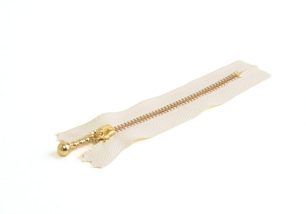 Y.K.K. Snap Fastener 10cm 10-Pack Natural 3G10-801