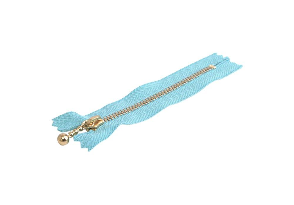 Y.K.K. Snap Fastener 10cm, 10-Pack, Sky Blue 3G10-544