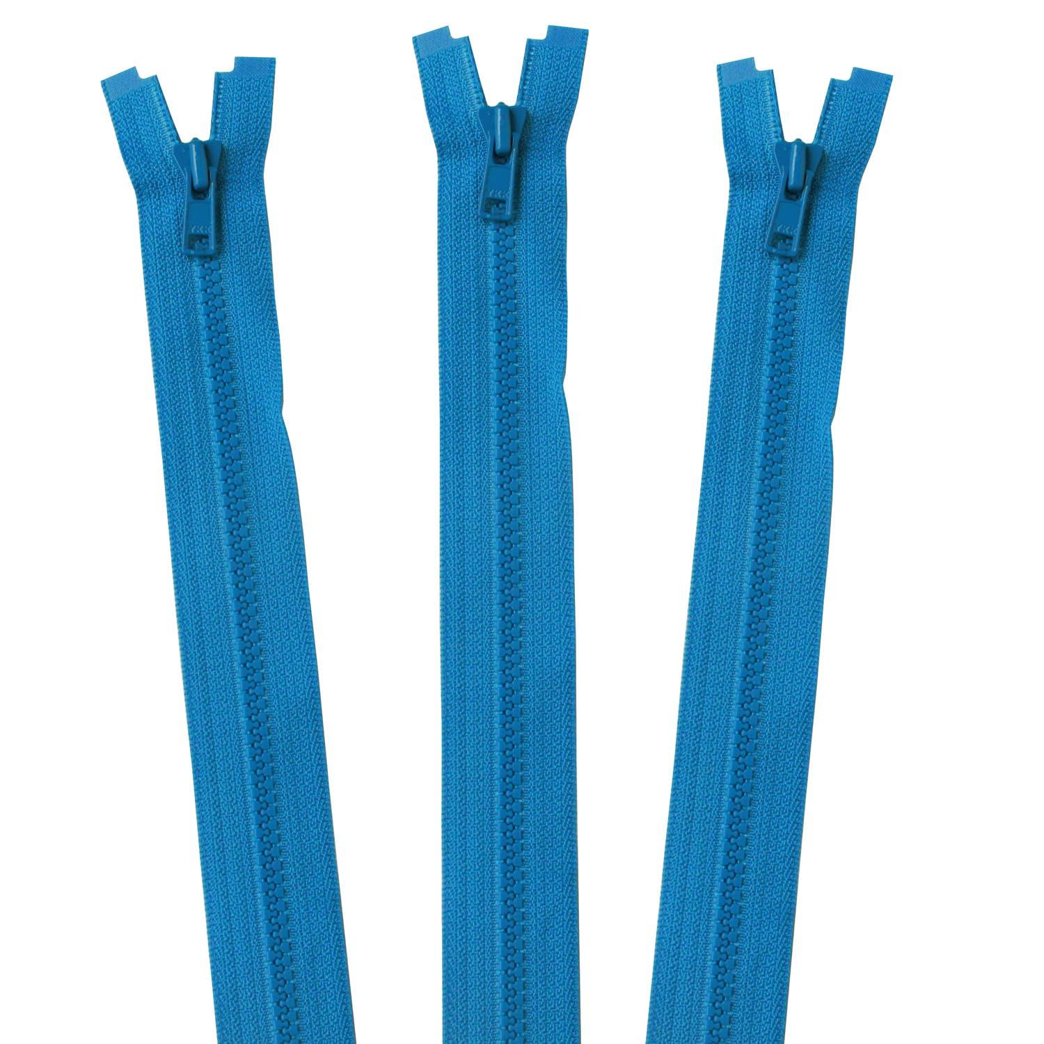 Nippon Chuko Bisron Open Fastener 50cm 3-Pack in Same Color col.550 Ultra Blue 3VS50-550