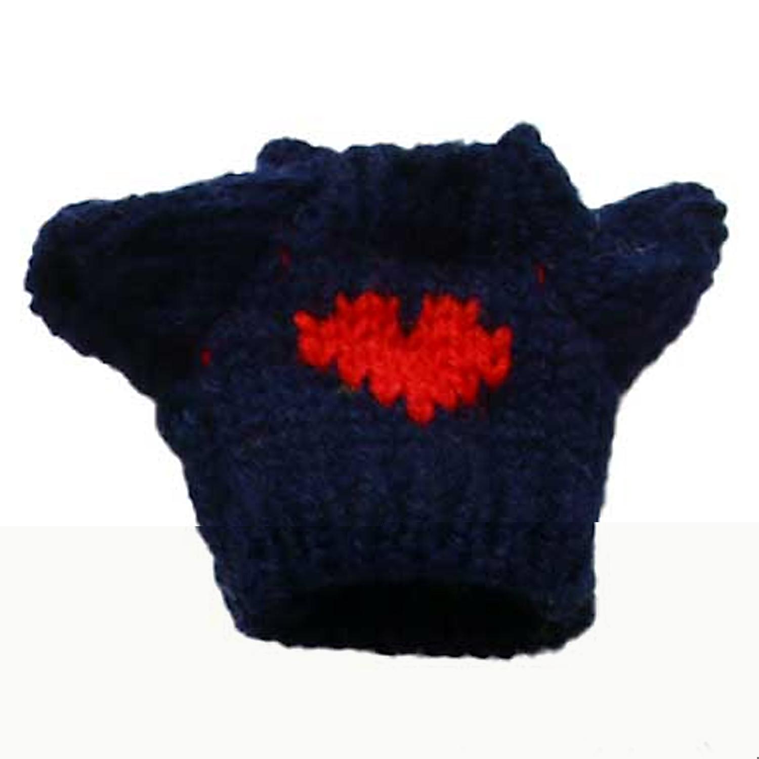 Japan Button Trading Knit for Mordor  Heart Navy MOL-N11