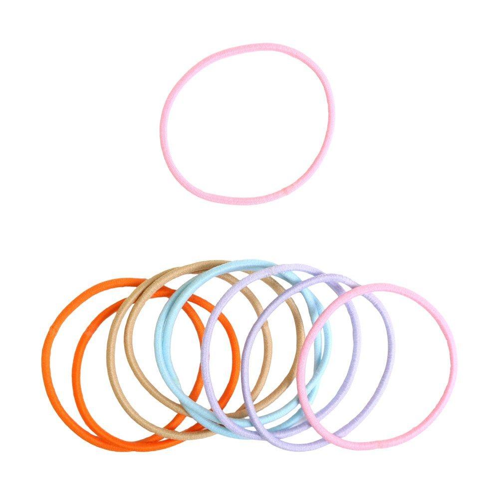 Nippon Button Trading Hair Elastic Ring Elastic Thick 10-Pack φ4mm Black F10-RL-2